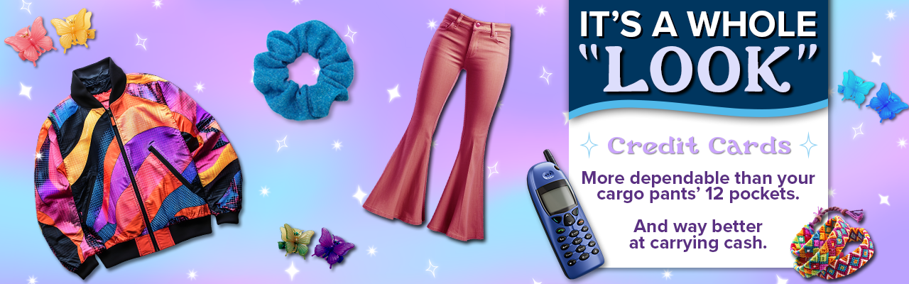 It's a whole look! Credit Cards