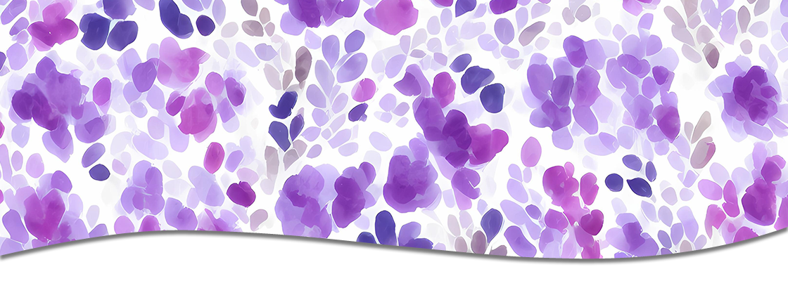 JBF Hero Image Abstract purple flowers