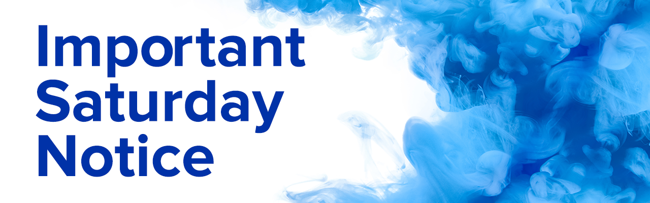 SaturdayClosure-Webslider - Community West Credit Union Important Saturday Notice