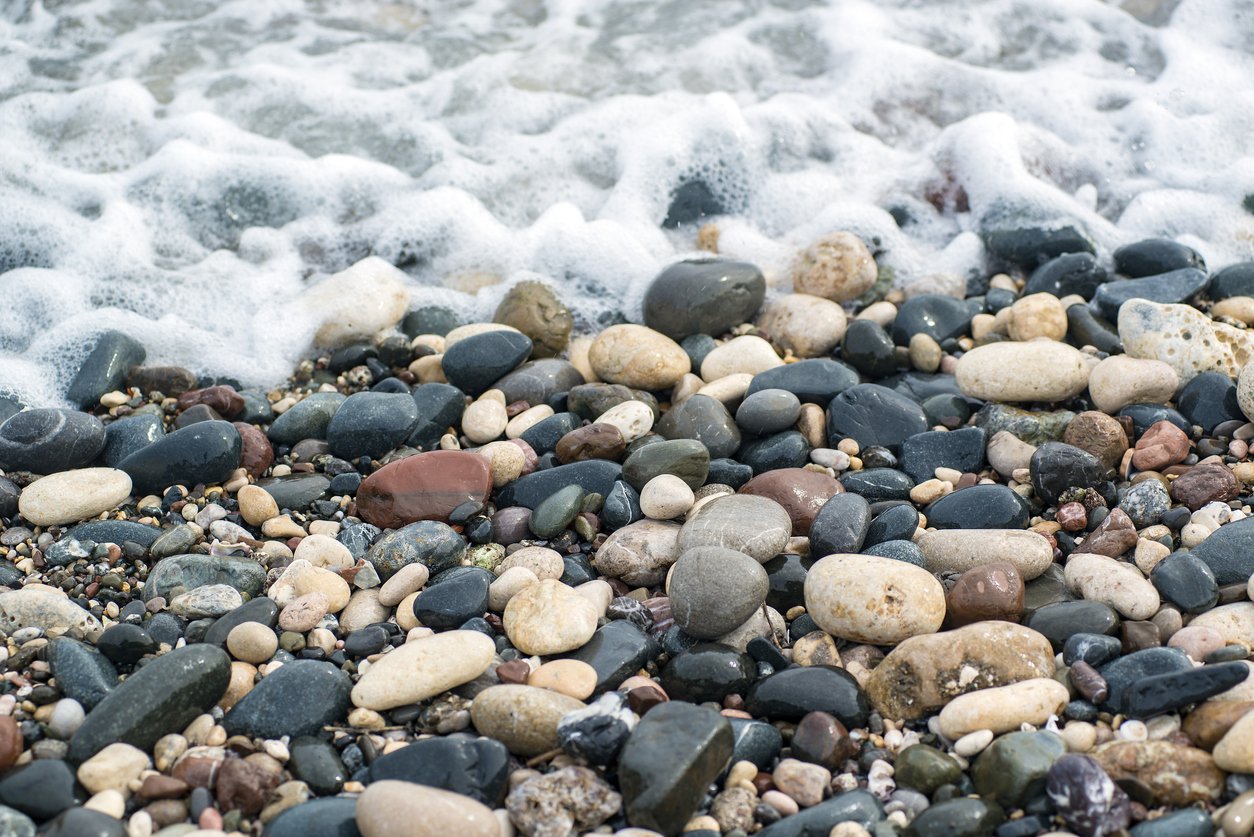 pebbles on a beach